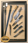 Витрина для ножей, на мини-магнитах, 50 см x 40 см, вертикальная